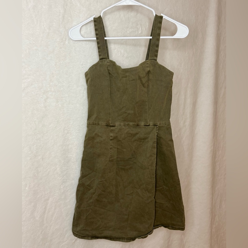 Stylish Olive Mini Dress by JCPenney